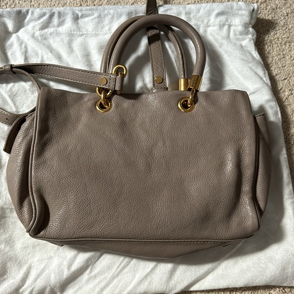 Marc by Marc Jacobs taupe leather bag - Picture 4 of 8